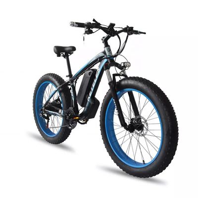 1000W मोटर 18AH बैटरी 26&quot; फैट टायर इलेक्ट्रिक बाइक रेंज प्रति पावर 31 60 किमी यूरोपीय संघ स्टॉक