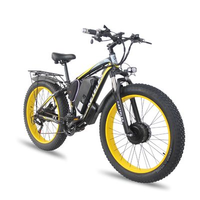 KETELES K800 इलेक्ट्रिक फैट बाइक 1000W 17.5AH बैटरी 26x4.0 इंच डुअल मोटर दो पहिया ड्राइव