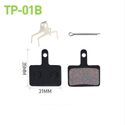 गुणवत्ता  BB5 BB7 Bike Disc Brake Pads Semi-Metallic Material for Smooth and Braking 35x30.5mm फैक्टरी