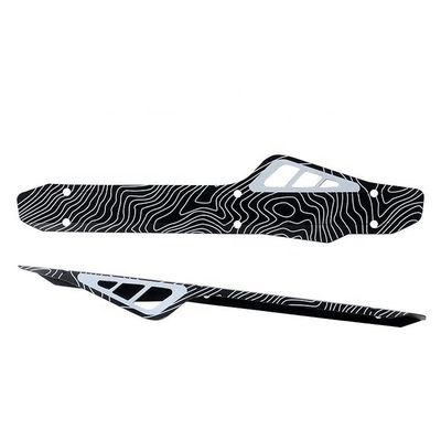 गुणवत्ता  MTB Bicycle Frame Chain Guard Protector in Black 26x6.3x0.07cm for Cycling and Bikes फैक्टरी