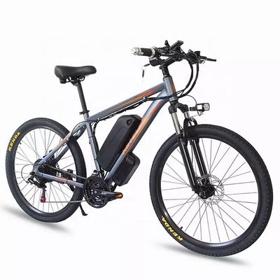 48V 18Ah लिथियम बैटरी इलेक्ट्रिक माउंटेन बाइक 250W मोटर 26 &quot;इंच ई-बाइक यूरोपीय संघ गोदाम
