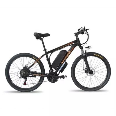 48V 18Ah लिथियम बैटरी इलेक्ट्रिक माउंटेन बाइक 250W मोटर 26 &quot;इंच ई-बाइक यूरोपीय संघ गोदाम