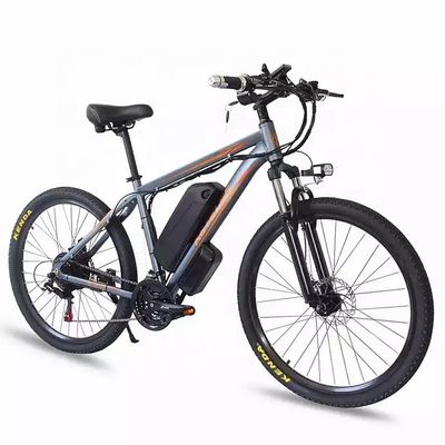 48V 18Ah लिथियम बैटरी 1000W मोटर 29&quot; इलेक्ट्रिक माउंटेन बाइक 26*1.95 टायर चौड़ाई के साथ