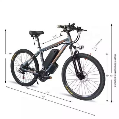 48V 18Ah लिथियम बैटरी 1000W मोटर 29&quot; इलेक्ट्रिक माउंटेन बाइक 26*1.95 टायर चौड़ाई के साथ