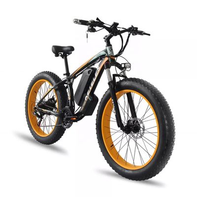 1000W मोटर 18AH बैटरी 26&quot; फैट टायर इलेक्ट्रिक बाइक रेंज प्रति पावर 31 60 किमी यूरोपीय संघ स्टॉक