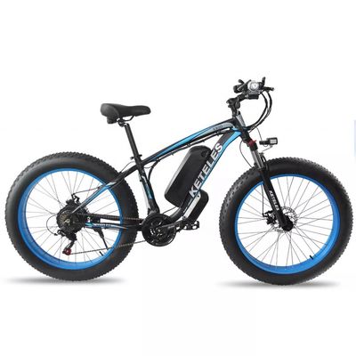 1000W मोटर 18AH बैटरी 26&quot; फैट टायर इलेक्ट्रिक बाइक रेंज प्रति पावर 31 60 किमी यूरोपीय संघ स्टॉक