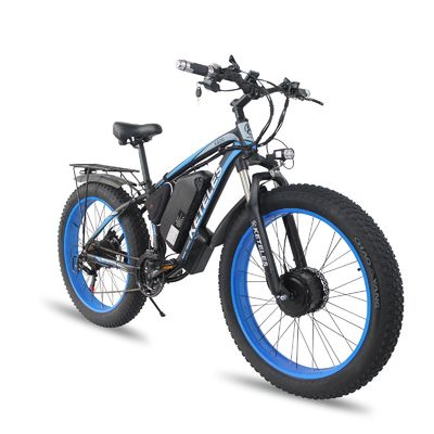 KETELES K800 इलेक्ट्रिक फैट बाइक 1000W 17.5AH बैटरी 26x4.0 इंच डुअल मोटर दो पहिया ड्राइव