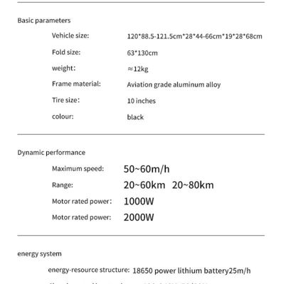 10/11 इंच 48V 60V 1000W 2000W हाई पावर हाई स्पीड क्रॉस-कंट्री इलेक्ट्रिक स्कूटर