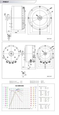 इलेक्ट्रिक क्रॉपर तरल वायु शीतलन 3KW इलेक्ट्रिक गोल्फ कार मोटर स्कूटर किट ट्राइसाइकिल शैली 48V 72V