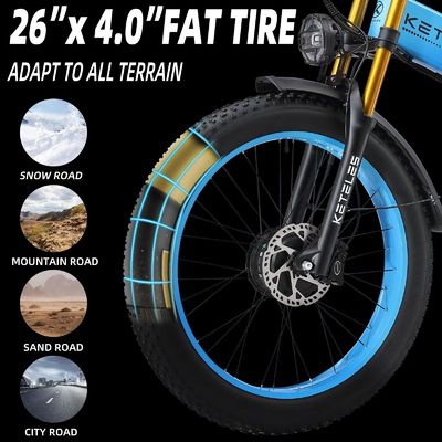 SHIMANO फ्रंट डेराइलर 26-इंच इलेक्ट्रिक सिटी बाइक हटाने योग्य लिथियम बैटरी के साथ