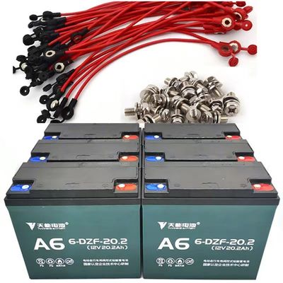 इलेक्ट्रिक स्केटबोर्ड के लिए 12V20.2Ah 6-DZF-20.2 सूखी चार्ज सील GEL लीड एसिड बैटरी
