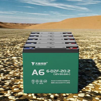 इलेक्ट्रिक स्केटबोर्ड के लिए 12V20.2Ah 6-DZF-20.2 सूखी चार्ज सील GEL लीड एसिड बैटरी
