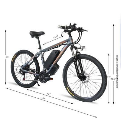 इलेक्ट्रिक माउंटेन बाइक 26 &quot;ई-बाइक 48V 13Ah लिथियम बैटरी और शक्तिशाली 500W मोटर के साथ