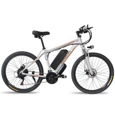 1000W 17.5AH इलेक्ट्रिक माउंटेन बाइक 26 &quot;माउंटेन ई-बाइक रियर हब मोटर एल्यूमीनियम मिश्र धातु