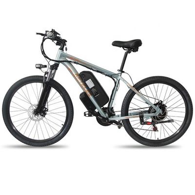 1000W 17.5AH इलेक्ट्रिक माउंटेन बाइक 26 &quot;माउंटेन ई-बाइक रियर हब मोटर एल्यूमीनियम मिश्र धातु
