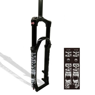 सजावटी साइकिल फ्रेम गार्ड के लिए 3 डी वाटरप्रूफ साइकिल फोर्क प्रोटेक्शन स्टिकर