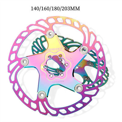 BMX RAINBOW 2021 पूर्ण सीएनसी रोड बाइक ब्रेक डिस्क 140/160/180/203 मिमी त्वरित ठंडा नीचे